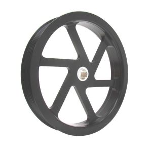 KRC POWER STEERING #KRC 20017600 6.0in 6-Rib Pulley Alum P/S Pump