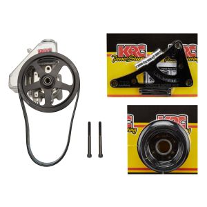 KRC POWER STEERING #KIT 66302125 Pulley & P/S Pump Kit Ford Coyote w/ B/O Res.