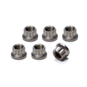 KING RACING PRODUCTS #4093 Torque Tube Nut Set 12pt Titanium 6pk