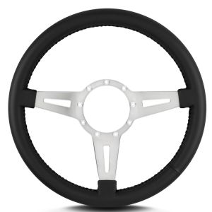 LECARRA STEERING WHEELS #43201 Steering Wheel Mark 4 El egante Pol. w/Blk Wrap