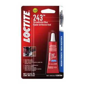 LOCTITE #1330799 Threadlocker 243 Blue 6ml/.20oz