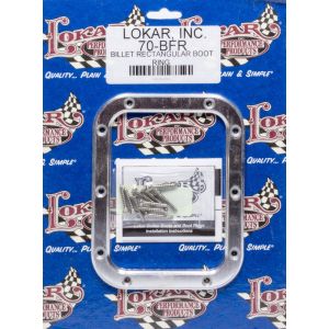 LOKAR #70-BFR Billet Rectangular Shift Boot Ring 6.75 In X 5.25
