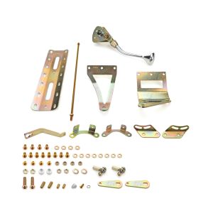 LOKAR #CM4L60EEMP Shifter GM 4L60E Chrome 8in Single Bend Lever