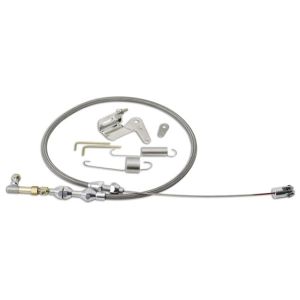 LOKAR #DP-1000HT36 Duo-Pak Hi-Tech Throttle Cable w/Brackets 36in