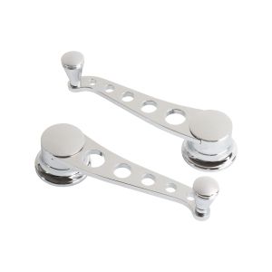LOKAR #IDH-2031 49-Up GM/Ford Window Cranks Chrome Pair