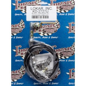 LOKAR #KD-2727U Universal Throttle Cable Chrysler 727 Black