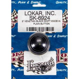 LOKAR #SK-6924 2in Shift Knob Venetian Black w/Button