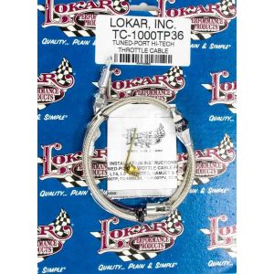 LOKAR #TC-1000TP36 36in. TPI Hi-Tech Throttle Cable