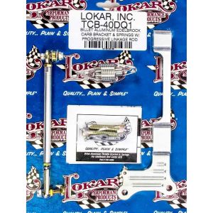 LOKAR #TCB-40DQ1 Edelbrock Carb Bracket And Springs