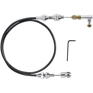 LOKAR #TCP-1000U36 36in Hi-Tech Throttle Cable Black Housing