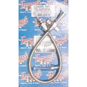 LOKAR #TD-30PGFM Powerglide Dipstick Firewall Mount