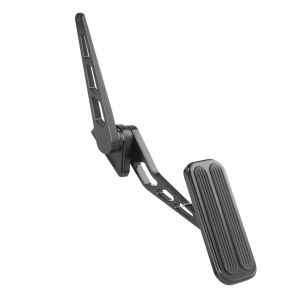 LOKAR #XBFG-6012 Blk XL Billet Aluminum Throttle Pedal w/Rubber