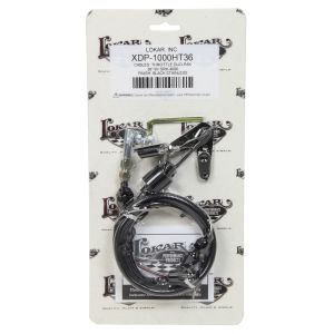 LOKAR #XDP-1000HT36 36in Duo Pack Throttle Cable Black