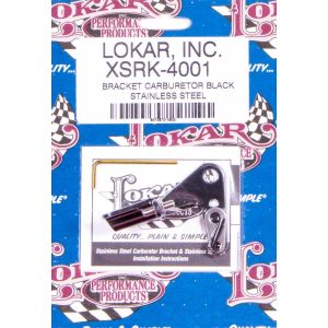 LOKAR #XSRK-4001 Black SS Carb Bracket
