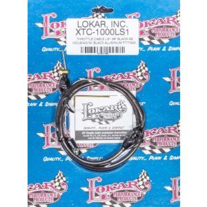 LOKAR #XTC-1000LS1 Throttle Cable Black 36in LS1
