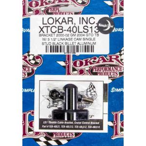 LOKAR #XTCB-40LS13 LS1 Throttle Cable Bracket Black