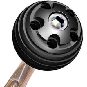 LONGACRE #52-22601 Shifter Knob Alum 3/8in-16