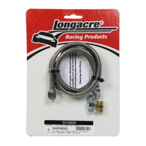 LONGACRE #52-45030 Steel Braided Gauge Line 36in
