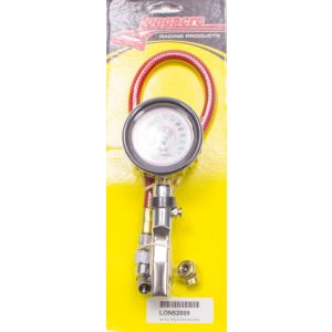 LONGACRE #52-52009 Tire Gauge 0-60PSI 2.5in GID Quick Fill Deluxe
