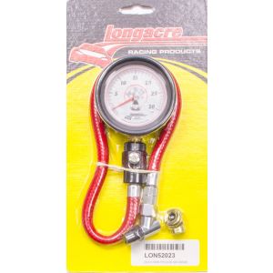 LONGACRE #52-52023 Tire Gauge 0-30PSI 2.5in GID Deluxe