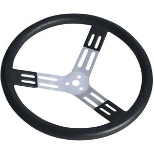 LONGACRE #52-56820 15in. Steering Wheel Black With Bumps Nat. Fi