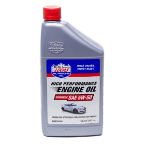 LUCAS OIL #LUC10101 Synthetic SAE 5w50 Oil 1 Quart