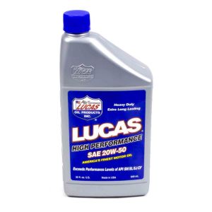LUCAS OIL #LUC10252 20w50 Plus Motor Oil 1 Qt Petroleum
