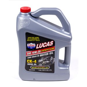 LUCAS OIL #LUC10282 Synthetic Blend 10w30 Diesel Oil Case 1 Gallon