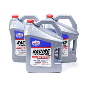 LUCAS OIL #10616 Synthetic Racing Oil 20w50 Case 3 x 5 Quart