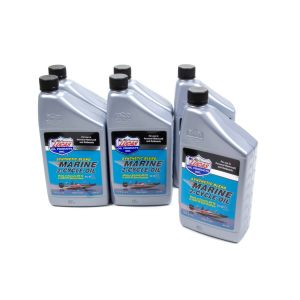 LUCAS OIL #10860 Marine Oil 2 Cycle Case 6 x 1 Qt. Synthetic Blen
