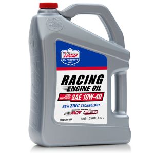 LUCAS OIL #LUC10913 10w40 Semi Synthetic Racing Oil 5 Quart Jug