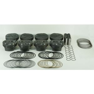 MAHLE PISTONS #197830085 SBC PowerPak Piston Set Dome 4.185 Bore +6.0cc