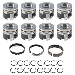 MAHLE PISTONS #197987875 Duramax PowerPak Piston Set 4.075 Bore 6.6L LP5