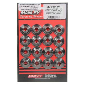 MANLEY #23640-16 10 Deg Titanium Retainer +.100