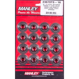 MANLEY #23670TS-16 Super 7 H-13 Lwt Valve Spring Retainers