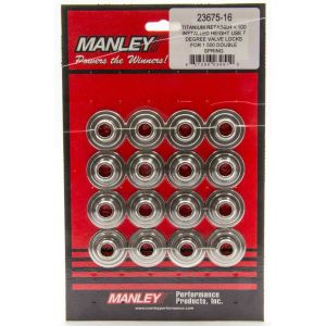 MANLEY #23675-16 7 Degree Titanium Valve Spring Retainers +.100