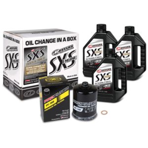 MAXIMA RACING OILS #90-189013 SxS Quick Change Kit 5w 50 Synthetic w/Filter