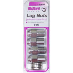 MCGARD #61000 LUG NUT 1/2 STD SHANK (4)