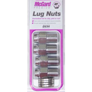 MCGARD #61001 LUG NUT 7/16 STD SHANK (4)
