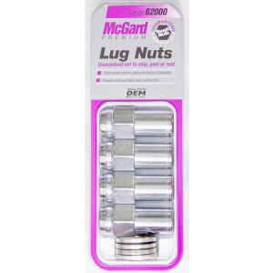 MCGARD #62000 LUG NUT 1/2 LONG SHANK (4)