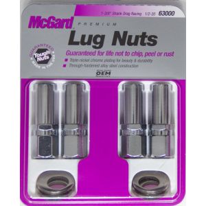 MCGARD #63000 LUG NUT 1/2 X-LONG SHANK W/ OFFSET WASHER RACE (4