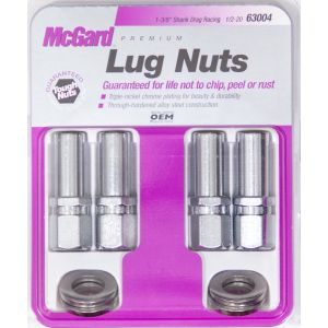 MCGARD #63004 LUG NUT 1/2 X-LONG SHANK RACE W/ CENTER WASHER