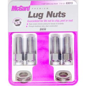 MCGARD #63015 LUG NUT 7/16 X-LONG MAG (4)