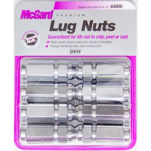MCGARD #64806 LUG NUT 9/16 DUPLEX CONICAL SEAT (8)