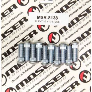 MOSER ENGINEERING #8138 1/2-20 x 1-1/2 Wheel Studs (10pk) .530 Knurl