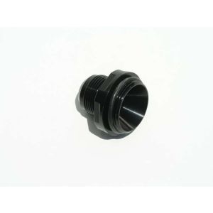 MEZIERE #WN0040S #16 AN Water Neck Fitting - Black