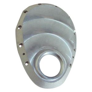 MILODON #14815 SBC Aluminum Timing Cover for BBC Snout