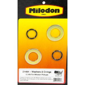 MILODON #21464 -12an Large Washers & O-Rings (2-Each)
