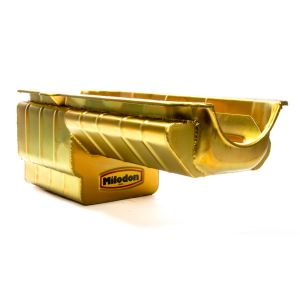 MILODON #31169 Oil Pan - SBC Drag Race 5qt. RH Dipstick