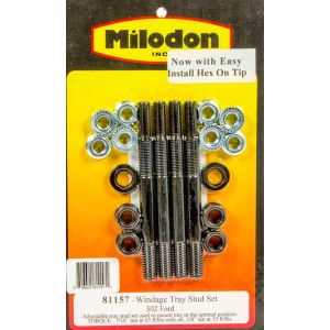 MILODON #81157 SBF Windage Tray Stud Kit